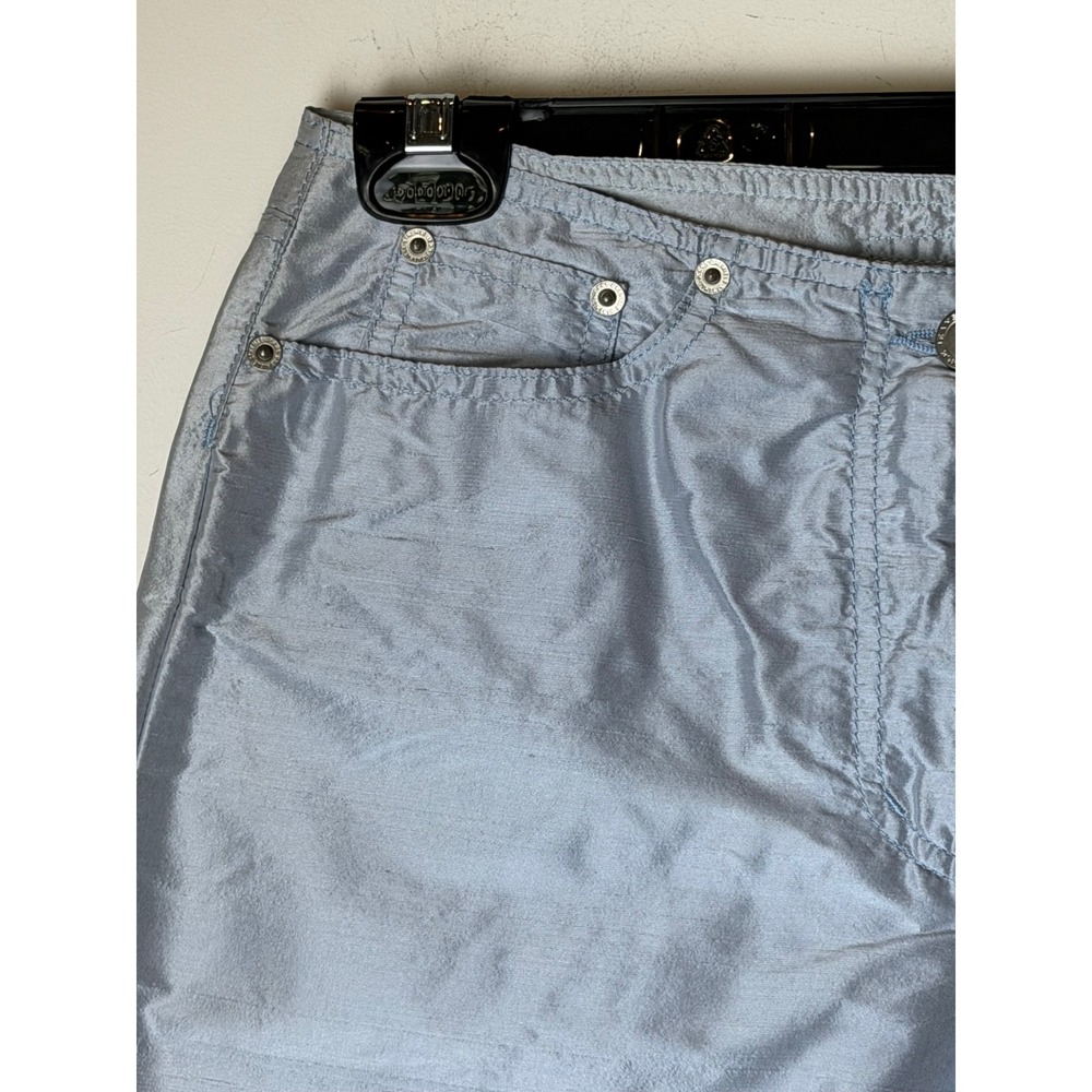 Gabriele Strehle Jeans Pants Women 29 Blue NWT Silk Blend Strenesse Luxury - Picture 6 of 12